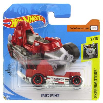 Hot Wheels 2020 Experimotors 3/10 Speed Driver Kırmızı