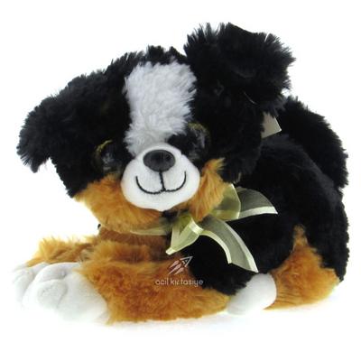 Peluş Köpek Cn-707 Sesli 30Cm Siyah