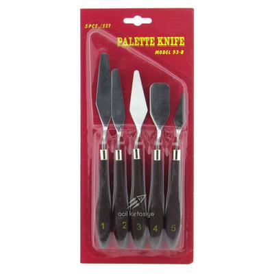 Metal Spatül Spatula 5'Li Set