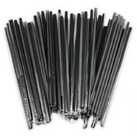 Kalın Pipet Tek Poşetli 50'Li Siyah