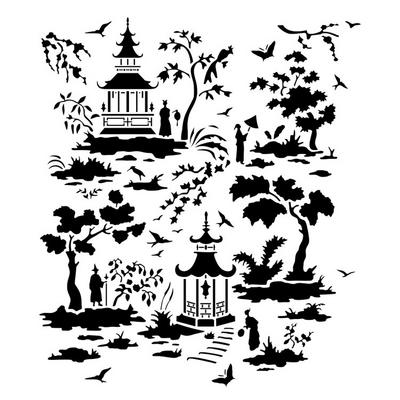 Rich Wall Decor Stencil Şablon 006 50X65cm