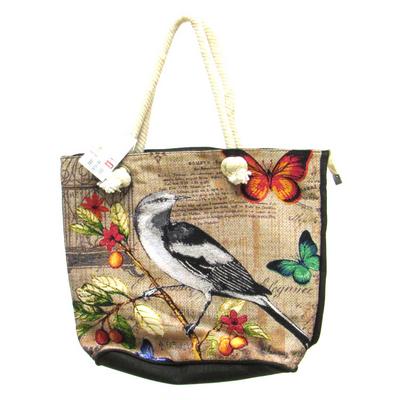 Haydibag Dokuma Plaj Çantası Kuş