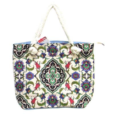 Haydibag Dokuma Plaj Çantası Çini 03