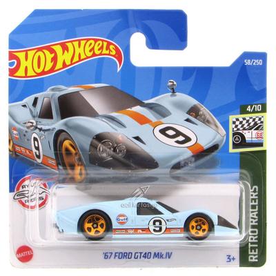 Hot Wheels 2022 Retro Racers 4/10 '67 Ford Gt40 Mk.Iv