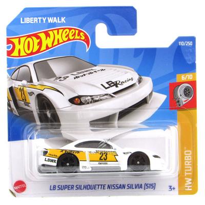 Hot Wheels 2022 Hw Turbo 6/10 Lb Super Silhouette Nissan Silvia S15 Beyaz
