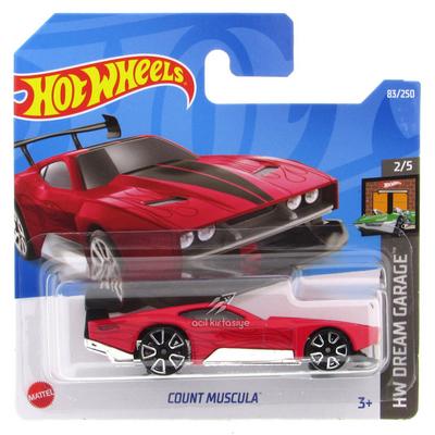 Hot Wheels 2022 Hw Dream Garage 2/5 Count Muscula Kırmızı