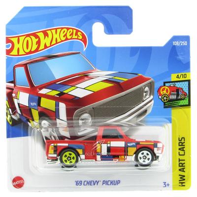 Hot Wheels 2022 Hw Art Cars 4/10 '69 Chevy Pickup