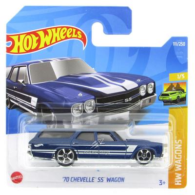 Hot Wheels 2022 Hw Wagons 1/5 '70 Chevelle Ss Wagon Mavi