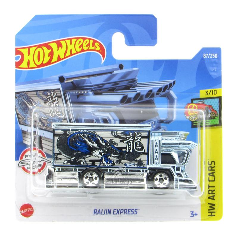 Hot Wheels 2022 Hw Art Cars 3/10 Raijin Express