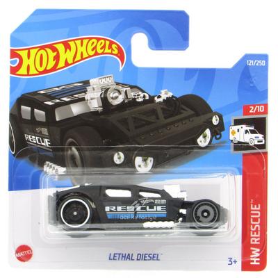 Hot Wheels 2022 Hw Rescue 2/10 Lethal Diesel Siyah