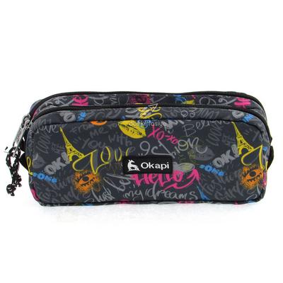 Okapi Okp-108 Çift Gözlü Kalem Çantası Queen