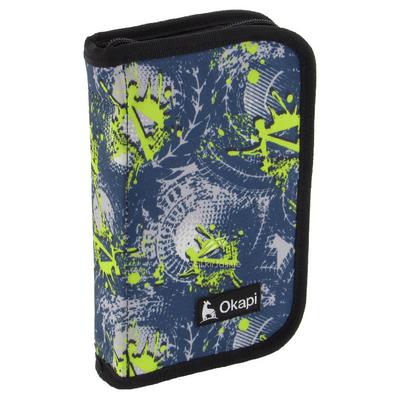 Okapi Okp-123 İçi Bölmeli Ve Lastikli Kalem Çantası Fırça İzi