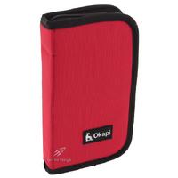 Okapi Okp-123 İçi Bölmeli Ve Lastikli Kalem Çantası Kırmızı