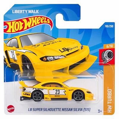 Hot Wheels 2022 Hw Turbo 6/10 Lb Super Silhouette Nissan Silvia S15 Sarı