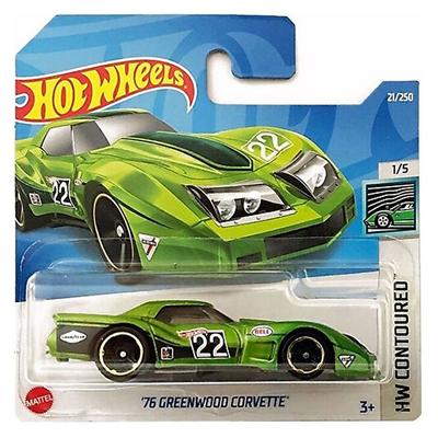 Hot Wheels 2022 Hw Contoured 1/5 '76 Greenwood Corvette