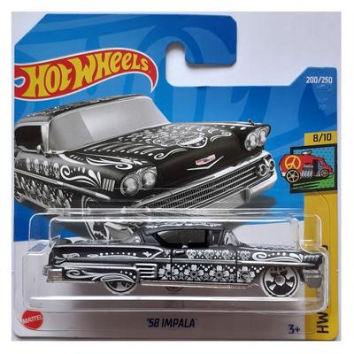 Hot Wheels 2022 Hw Art Cars 8/10 '58 Impala