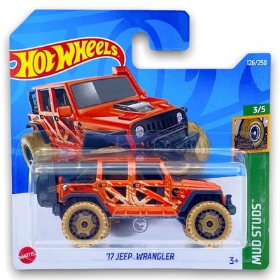 Hot Wheels 2022 Mud Studs 3/5 '17 Jeep Wrangler