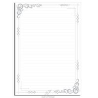 Desenli Kağıt A4 Boy 40'Lı Paket Luxury