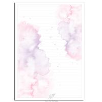 Desenli Kağıt A4 Boy 40'Lı Paket Watercolor