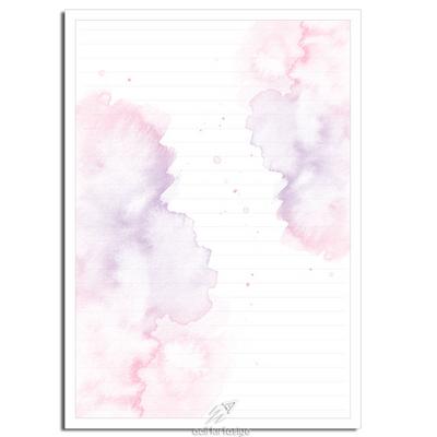 Desenli Kağıt A4 Boy 40'Lı Paket Watercolor