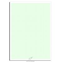 Desenli Kağıt A4 Boy 40'Lı Paket Kareli Yeşil