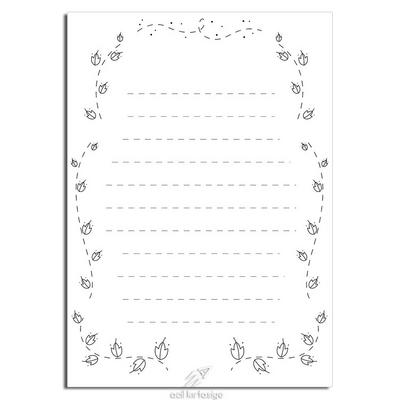 Acil Kırtasiye Desenli Memopad A6 Küçük Boy 40 Yaprak Leaves
