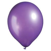 Balon 12 İnch 30Cm 10'Lu Paket Metalik Mor