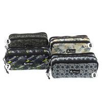 Okapi Okp-101 Üç Gözlü Kalem Çantası Desenli