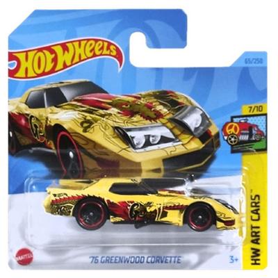 Hot Wheels 2023 Hw Art Cars 7/10 '76 Greenwood Corvette
