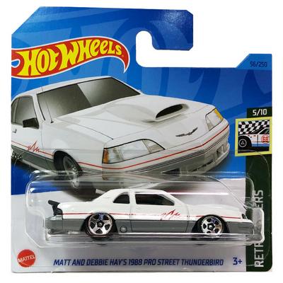 Hot Wheels 2023 Retro Racers 5/10 Matt And Debbie Hay's 1988 Pro Street Thunderbird