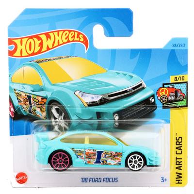 Hot Wheels 2023 Hw Art Cars 8/10 '08 Ford Focus
