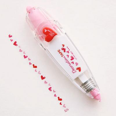 Glin Orange Dt-5050 Desenli Dekorasyon Bandı Love