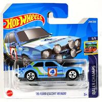 Hot Wheels 2022 Rally Champs 5/5 '70 Ford Escort Rs1600
