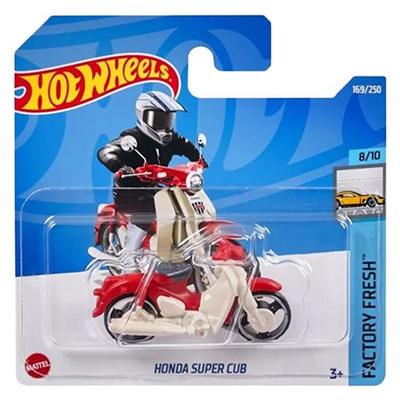 Hot Wheels 2022 Factory Fresh 8/10 Honda Super Cub Kırmızı