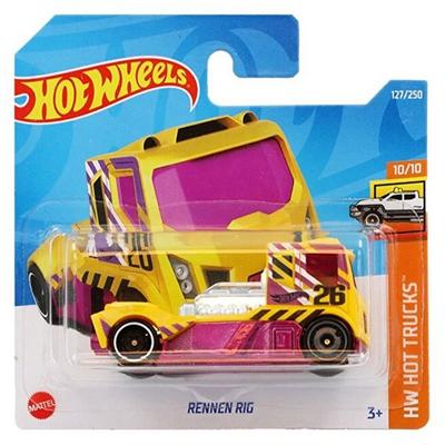 Hot Wheels 2022 Hw Hot Trucks 10/10 Rennen Rig Sarı