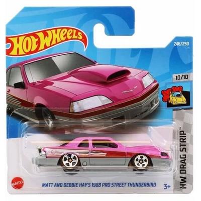 Hot Wheels 2022 Hw Drag Strip 10/10 Matt And Debbie Hay's 1988 Pro Street Thunderbird