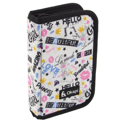 Okapi Okp-123 İçi Bölmeli Ve Lastikli Kalem Çantası Beautiful