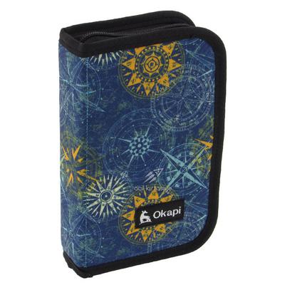 Okapi Okp-123 İçi Bölmeli Ve Lastikli Kalem Çantası Pusula