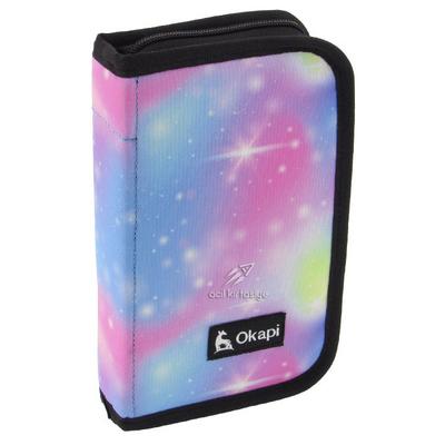 Okapi Okp-123 İçi Bölmeli Ve Lastikli Kalem Çantası Renkli