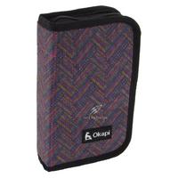 Okapi Okp-123 İçi Bölmeli Ve Lastikli Kalem Çantası Zigzag