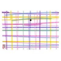 Abka Çıtçıtlı Dosya Pastel Lines