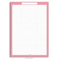 Era Desenli Memopad Büyük Boy 20X28cm 50 Yaprak Klasik Rose Kareli