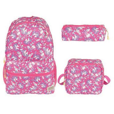 Relaxion 8640 Sırt Çantası Beslenme Ve Kalemlik Takım İlkokul Unicorn