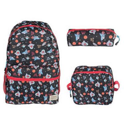 Relaxion 8640 Sırt Çantası Beslenme Ve Kalemlik Takım İlkokul Uzay