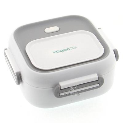 Vagon Life Bl2107 Çelik Hazneli Lunch Box Beslenme Kabı Beyaz
