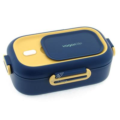 Vagon Life Bl2106 Çelik Hazneli Lunch Box Beslenme Kabı Mavi