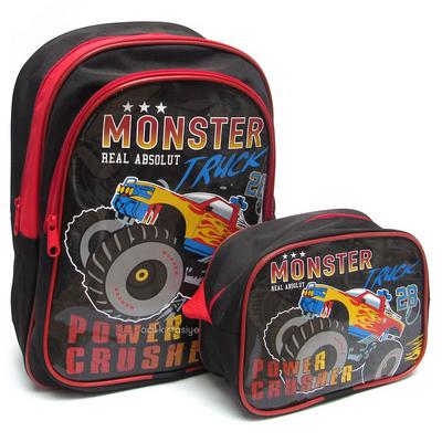 Mikro Mb715 Sırt Çantası Ve Beslenme Çantası Takım Monster Truck