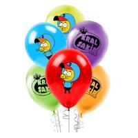 Balon 12 İnch 30Cm 10'Lu Paket Baskılı Kral Şakir