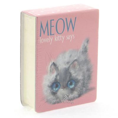 Bruno Visconti 3-558 Smart Journal Mini Bloknot Meow Pembe