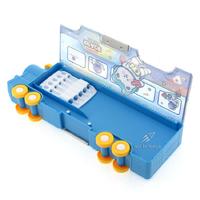 Taros 7145 2 Gözlü Fonksiyonel Kalem Kutusu Tren Şekilli Mavi